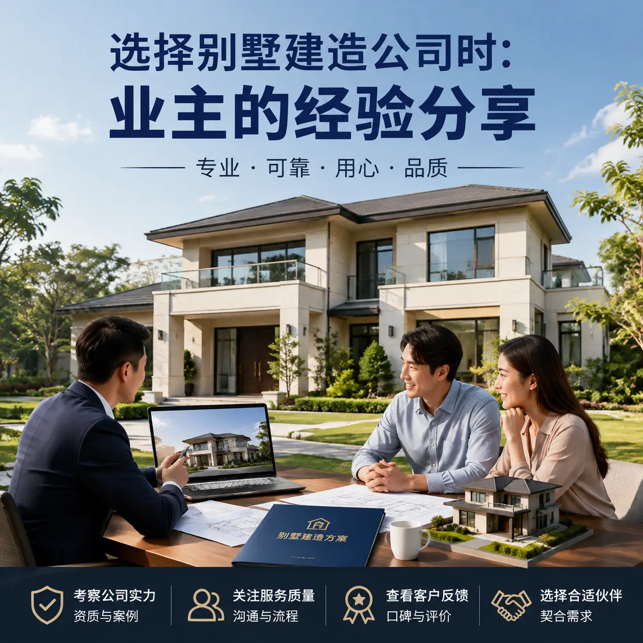 选择别墅建造公司时： 贵定 业主的经验分享