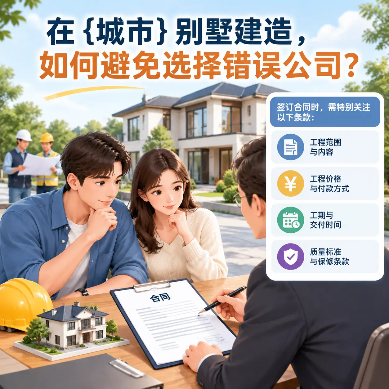 在 贵定 别墅建造,如何避免选择错误公司?