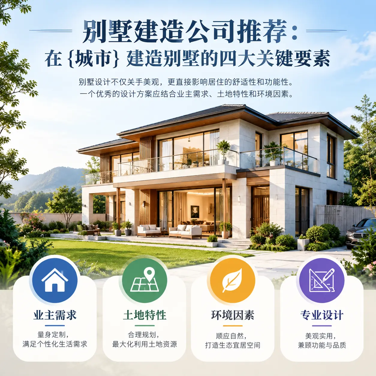 别墅建造公司推荐:在 贵定 建造别墅的四大关键要素