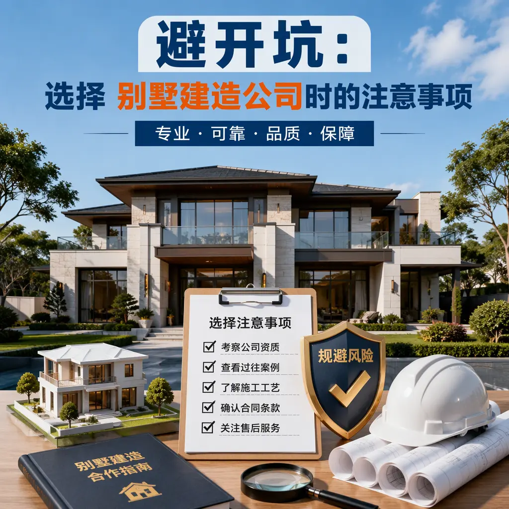 避开坑:选择 贵定 别墅建造公司时的注意事项