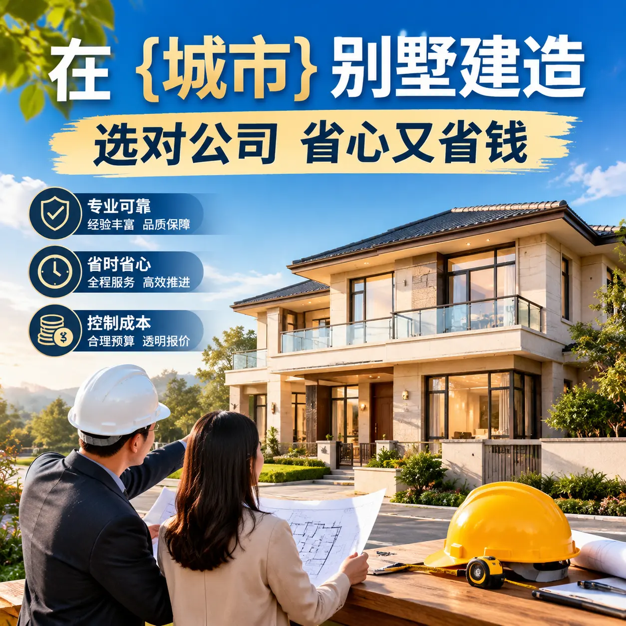 在 贵定 别墅建造，选对公司省心又省钱