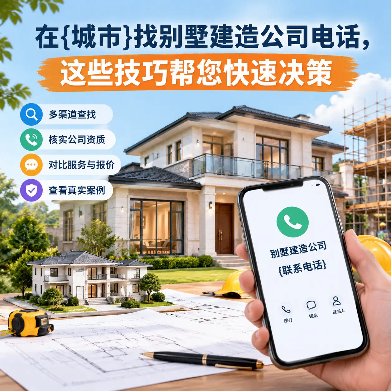 在贵定找别墅建造公司电话，这些技巧帮您快速决策