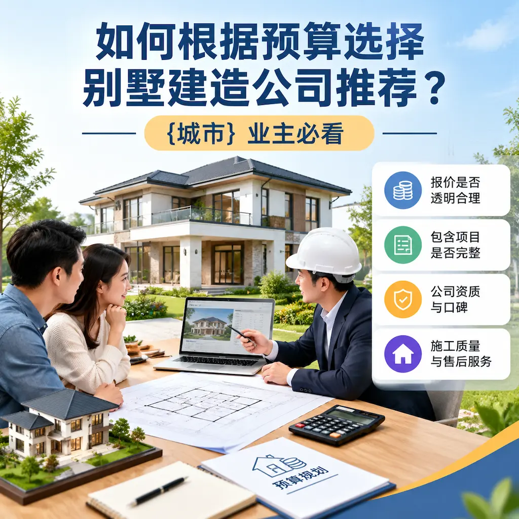 如何根据预算选择别墅建造公司推荐？ 贵定 业主必看