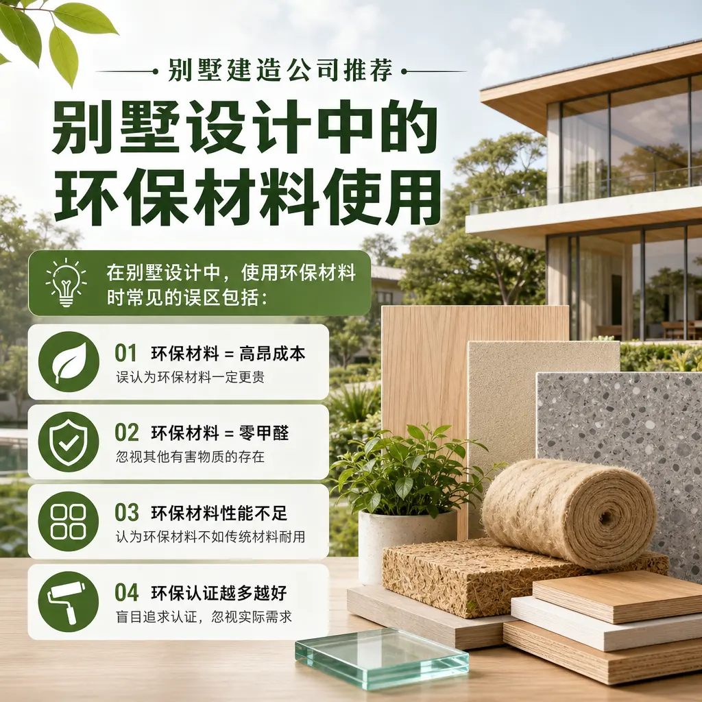 别墅建造公司推荐: 贵定 别墅设计中的环保材料使用
